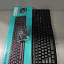 Logitech K270 Wireless Keyboard and M185 Wireless Mouse Combo — Keyboard and Mouse Included, Long Battery Life (Black with Mouse)