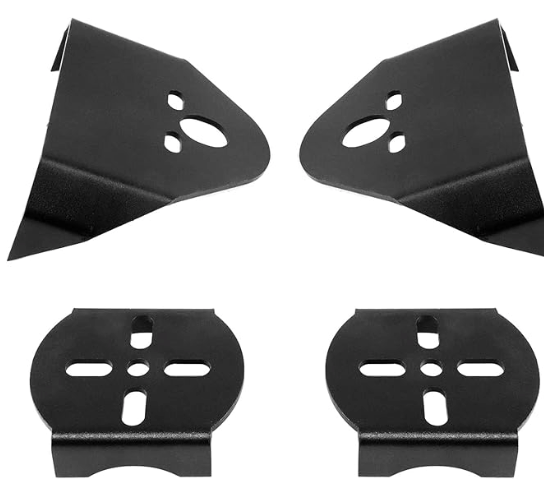 4pcs Weld On Rear Upper & Lower Air Bag Mounting Brackets Air Ride Suspension