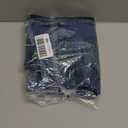 PINSV Women's High Waisted Crossover Denim Shorts (Large, Light Blue)