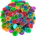 SEETOOOGAMES 300 Pieces Magnetic Bingo Chips Only- Mixed