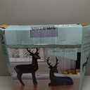 ElectricWise 10 Pcs Christmas Snowflake Pathway Stake Lights for Outdoor Yard, 370 Bright LEDs Waterproof Large Christmas Snowflake Light Decoration for Garden Lawn Driveway Walkway Decor(Cool White)