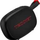 TECKNET Portable Bluetooth Speaker, IP67 Waterproof Speaker with Stereo Sound, Up to 30H Playtime, Magnetic Design, BT 5.4, TWS Pairing Small Bluetooth Speaker for Home/Party/Outdoor/Travel (New, Black)