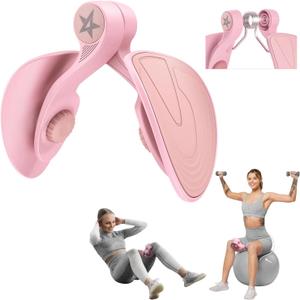 Yes4All 360 Hip Trainer, Kegel, Pelvic Floor & Thigh Exerciser for Women, Leg Toning & Inner Thigh Workout Tool, Home Gym Hip Abductor Machine (Pink)