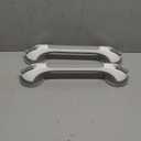 TAILI Grab Bars for Bathtubs and Showers 2 Pack Suction Grab Bar, Heavy Duty Shower Handle Removable Bath Handrails for Seniors and Elderly, Bathroom Safety Grip No Drilling Waterproof,Grey (16.8", Gray)