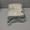 Coward Set of 5 Stackable Jewelry Organizer Tray Necklace Earring Box Storage Ring Bracelet Display Holder (beige(ring+necklace+12girds+24girds+The glass lid))