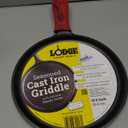 Lodge Cast Iron Griddle and Hot Handle Holder, 10.5", Black/Red