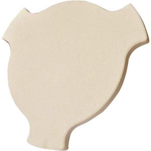 Heat Deflector Stone Replacement Parts for Char-Griller 6211 Smoking' Stone Jr. Heavy Duty Ceramic Pizza Stone