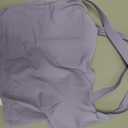 romansong Strappy Yoga Sports Bras for Women Padded Criss-Cross Back Tank Tops (Large, Pastel Lilac)