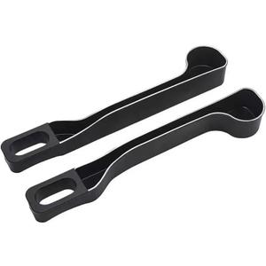 Side Seam Filler 1 Pair Car Seat Gap Plug Strip Side Seam Car Seat Gap Filler Organizer Storage Box for Organizing Storing Interior Accessories Gap Filling(Black - 1 Pair)