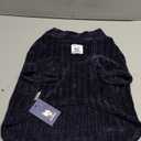 iChoue Pet Dog Winter Warm Sweater Clothes Turtleneck for French Bulldog Pug Boston Terrier Corduroy Cold Weather Pullover Coat Shirt - Blue/Large Plus (Large Plus ( 35 - 45 lbs ))