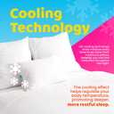 Marshmalloo Cooling Bed Pillow, Neck and Shoulder Support, Side Sleeper Bed Pillow for Sleeping for Longer, & Pain Free Sleep Adjustable Pillow with Cooling Technology (Queen Size, Firm Pillow)
