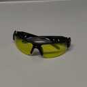 Ergodyne Skullerz DAGR Safety Glasses (Black Frame, Yellow Lens)