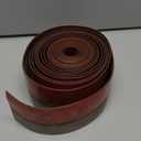 TORRAMI Wide Silicone Weather Stripping 3 inch Width 20 Feet Length, Draft Stopper Seal for Barn and Garage Door Under Bottom,Top, Sides, Brown