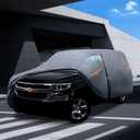 Large SUV Car Cover for Chevy Suburban (1973-2026) 100% Waterproof All Weather, Heavy Duty Outdoor Full Exterior Covers Rain Sun Wind UV Hail Protection.