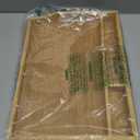 Hallops Bed Trays for Eating and Laptops - Adjustable, Foldable, and Spill-Resistant Table Tray - 2 Media Slots for Phones/Tablets - Lap Trays for Eating on Couch - 2.3" Hx15.7''Lx11''W (Bamboo)