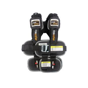 RideSafer - Large Black, Lightweight, Compact, Portable Car Seat - Perfect for Travel and Everyday Child Safety