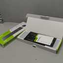 seenda Bluetooth Keyboard and Mouse Combo for Mac, SKM64-2 Rechargeable Slim Wireless Keyboard Mouse Compact, 3 Multi-Device Connection, Compatible for Mac, MacBook Pro/Air, iPad, Black Gray