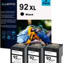 92XL Ink Cartridges Replacement for HP 92 Ink Cartridge Black Compatible with DeskJet 5440 5420 5420v 5442 OfficeJet 6310 6300 Series Photosmart C4180 C3110 C3100 Series PSC 1510 1510V