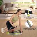 HOTSWEAT Ab Machine, Sit Up Exercise Equipment, Ab Workout Equipment with 3 Adjustable Resistance, Ab Trainer for Stomach Workout with 330 LBS Weight Capacity, Foldable Ab Crunch Machine for Home Gym