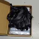 Patelai 25 Pack 4 x 6 Inch Extra Large Badge Credential Holders with 20 Inch Black Lanyard Vertical Name ID Badge PVC Card Holder ID Protector Sleeve Lanyard Pouch for Office Passport Tickets Event