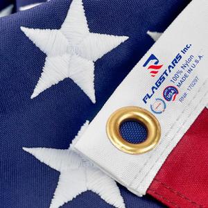 Sturdy American Flag 2x3 Ft Outdoor Heavy Duty, Made in USA American Flags ,Non Fading American Flags for Outside 2x3,Embroidered American Flag,2 by 3 America Flags Best High Wind all Weather US Flag,Indestructible America Flag Sewn Stripes and Embroidered Stars