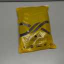 KOME Brown Wig with Bangs,Brown Highlight Synthetic Shoulder Length Curly Wavy Wigs for Women Party Daily Use 18IN