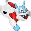 CocoNut Outdoor- 54 Inflatable Snow Tubes - Vibrant Character Tubes in Polar Bear, Yeti & Santa Claus - Heavy Duty Snow Sleds with Sturdy Handles for Kids, Teens and Adults-Cold Resistant Toboggans