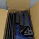 Heeyoo Elevated Dog Bed, Cooling Raised Pet Cot with Chew Proof Washable Breathable Mesh and Metal Frame, Portable Dog Cot Bed with No-Slip Feet for Outdoor or Indoor Use (42"L x 30"W x 8.4"H, Navy)