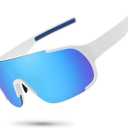 Polarized Cycling Sports Sunglasses for Men Women UV Protection Fishing Bike Running Wrap Around Sun Glasses