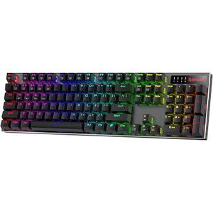 Redragon K556 PRO Upgraded Wireless RGB Gaming Keyboard, BT/2.4Ghz Tri-Mode Aluminum Mechanical Keyboard w/No-Lag Connection, Hot-Swap Linear Quiet Red Switch