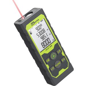 Laser Measure, Inkerma Laser Measurement Tool, Laser Distance Meter with Angle Sensor, Ft/in/M Multiple Units, Length/Area/Volume/Pythagorean Mode,Battery Included