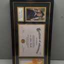 Yaetm 11x22 Diploma Frame with Tassel Holder for 8.5x11 Certificate Document & 4x6 Photo with High Definition Glass, Black Mat Over Gold Acid-free Mat, Black Graduation Frame 2026