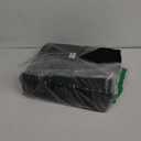 OLANLY Outdoor Rug Waterproof 5x8 ft, Reversible Outdoor Plastic Straw Rug, Boho Patio Rug, Indoor Outdoor Carpet, RV Mat Outside for Patio, Camp, Picnic, Balcony, Deck, Backyard, Black & White