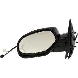 Dorman 955-1013 Driver Side Power Door Mirror - Heated / Folding with Signal Compatible with Select Chevrolet / GMC Models, Black