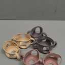 BUSOHA 3 Pack Silicone Sleeves for Avent Natural Baby Bottles - Drop Protection Baby Bottle Sleeves with Handle for Avent Natural Baby Bottles, Ounce, Set of 2