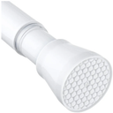 White Tension Curtain Rod for Windows 28 to 48 inch, Adjustable Expandable Pressure Spring Curtain Rod No Drilling, 7/8" Curtain Rod for Bedroom Doorway Closet Door