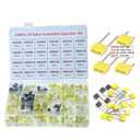 240Pcs Correction Capacitor Kit 24 Values x 10 pcs 63V-100V 102J-105J Polypropylene Safety Plastic Film Capacitors Assorted Series