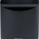 Normcore Espresso Knock Box - 1.8L Capacity, Holds 4045 Pucks - Heavy-Duty Stainless Steel Coffee Grounds Bin with Removable Knock Bar and Walnut Non-Slip Base, Black