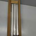GXOACKJ Brushed Nickel Shower Curtain Rods - 31-92 Inch Spring Tension Shower Rods for Bathroom, Adjustable, No Drilling, No Rust, Stainless Steel