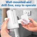 2 Pack Disposable Toilet Bowl Cleaner Wand and Holder Set, Toilet Brush Disposable with 48 Cleaner Refills Extended Handle for Toilet Bowl Cleaners Disposable, Bathroom Cleaning, Bathtub