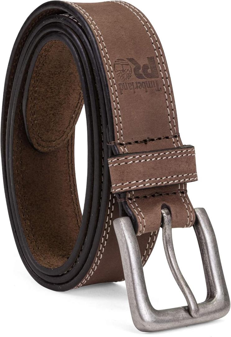 Timberland PRO Men's Timberland Pro Men's 38mm Boot Leather Belt (Brown)