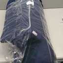 Vekkia King Bed Wedge Pillow for Headboard/Bed Mattress Gap Filler Wedge,Bed Gap Filler Close Gap (0-6"),Stop Pillow Falling Down-(Blue 76"x10"x6")