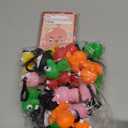 28PCS Popping Eyes Animal Squishy Fidget Toys, Cute Pop Out Eyes Stress Relief Squeeze Keychains for Kids Classroom Exchange, Party Favors, Birthday & Holiday Gifts