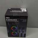 Bluetooth Speaker with 2 Rechargeable Wireless Microphone - Portable Party Speaker with Colorful Lights - Floorstanding Speakers Support TWS/AUX/USB/TF Card Ideal for Party,Home,Camping