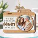 2 x Tiny Detalles Mothers Day Gifts for Mom from Daughter Son, 3-Layer Wooden Picture Frame Ornament, Birthday Gifts for Mom Mother in Law Step Mama, Custom Photo Keepsake