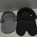 GoldBug Baby & Toddler 2-in-1 Car Seat Head Support - Black