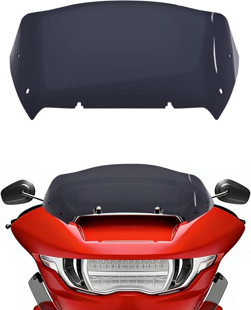 Compatible with 2023 2024 Road Glide Windshield 10" Windscreen for Harley road glide CVO/SE FLTRXSE 2023 2024 FLTRX 2024 CVO ST FLTRXSTSE 2024,Smoke