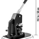 VEVOR Button Maker Machine, Multiple Sizes 1+2.25 Inch Badge Punch Press Kit, Children DIY Gifts Pin Maker, Button Making Supplies with 500pcs Button Parts & Circle Cutter & Magic Book