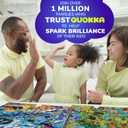 QUOKKA 100 Piece Puzzles for Kids Ages 6-8  Intricately Illustrated Ocean Animals Puzzle for Kids Ages 8-10  Educational Busyland Game Packed with Visual Details for Boys and Girls