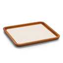 Oirlv Solid Wood Jewelry Tray Jewelry Display Holder Showcase Jewelry Display Organizer (Large, Creamy-white)